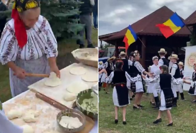 Tradiția e ținută în viață la Mărișel / Foto: captură video Facebook - Alin Tișe