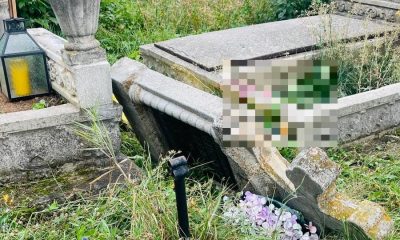 Femeia a fost scoasă moartă de sub cruce/ Foto: ISU Cluj