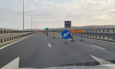 Trafic restricționat pe Autostrada 10 din Cluj! Lotul care a ieșit din garanţie chiar luna trecută a început să o ia la vale