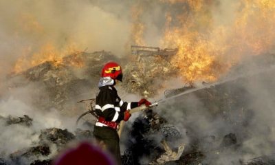 TurdaNews - ACUM: Incendiu la groapa de gunoi de la Pata Rât! Intervin pompierii.
