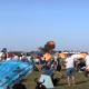 Un avion de mici dimensiuni s-a prăbuşit în timpul unui show aviatic duminică în Ungaria/ Foto: captură ecran video  Gabor Varadi - YouTube