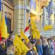 Protest AUR în fața Primăriei din Cluj-Napoca/ Foto: George Simion - Facebook