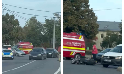 ACCIDENT pe strada Observatorului! Un tânăr a fost transportat de urgență la spital - VIDEO