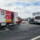 Un accident rutier grav a avut loc în această după-amiaza în municipiul Sibiu/ Foto: ISU Sibiu