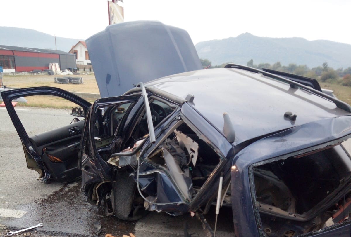 Accident grav în Cășeiu, Cluj. A fost solicitat elicopterul SMURD, un bărbat este inconștient