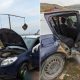 Tânăr implicat în accident la Jucu, transportat la spital / Foto: ISU Cluj