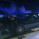 Un accident rutier a avut loc, sâmbătă seara, în localitatea Șomcutu Mic, județul Cluj/ Foto: ISU Cluj