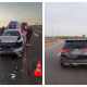 Accident pe A10, în apropiere de Turda! Șase persoane au fost consultate de către echipajul SMURD - FOTO