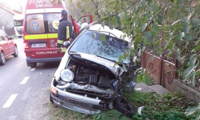 Accident rutier în Ciucea/Foto: ISU Cluj