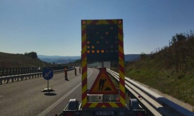 Restricții de circulație pe Autostrada Sebeș-Turda/Foto: Direcția Regională de Drumuri și Poduri Cluj Facebook.com