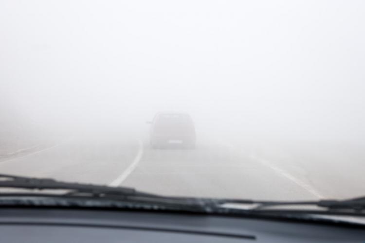Cod Galben de ceață în Cluj! Vizibilitate scăzută sub 50 de metri în anumite zone, anunță meteorologii