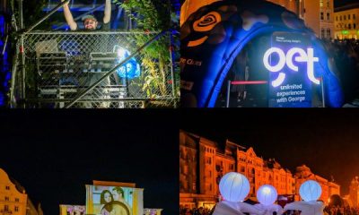 Asociația Daisler a dat viață nopții în Timișoara cu ediția 2023 a celebrului festival de light-art Lights On, parte a calendarului cultural al programului „Timișoara 2023 Capitală Europeană a Culturii"/ Foto: Lights On Romania - Facebook