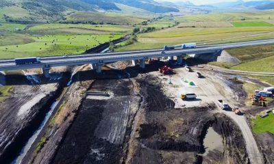 Lucrări pentru construirea Drumului Expres Tureni, care asigură legătura Clujului la Autostrada Transilvania (A3)/Foto: Asociația Pro Infrastructură Facebook.com