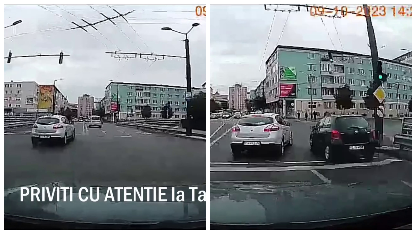 Fain la Cluj! VIDEO cu un taximetrist care nu știe conduce