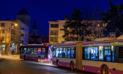 Autobuze oprite în stație/ Foto: Municipiul Cluj-Napoca - Facebook