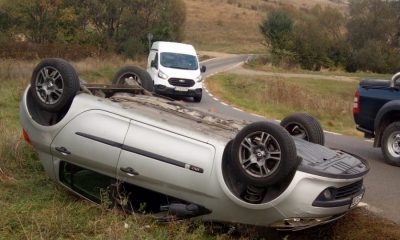 Un accident rutier a avut loc, vineri, 13 octombrie, pe centura Florești-Donath/ Foto: ISU Cluj