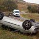 Un accident rutier a avut loc, vineri, 13 octombrie, pe centura Florești-Donath/ Foto: ISU Cluj
