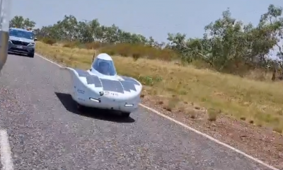 Mașina solară a studenților de la UTCN a mers 300 de km cu succes, la concursul din Australia - VIDEO