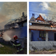 O casă a luat foc în Bologa, Cluj! Flăcările au cuprins și anexa acesteia unde funcționa un magazin - FOTO