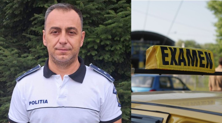 Polițist erou după ce o clujeancă a făcut stop cardiac în timpul examenului auto