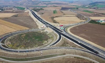 Autostrada Transilvania, lotul Chețani - Câmpia Turzii, la 14 octombrie 2023 / Foto: captură video - YouTube Cristian Marius Man