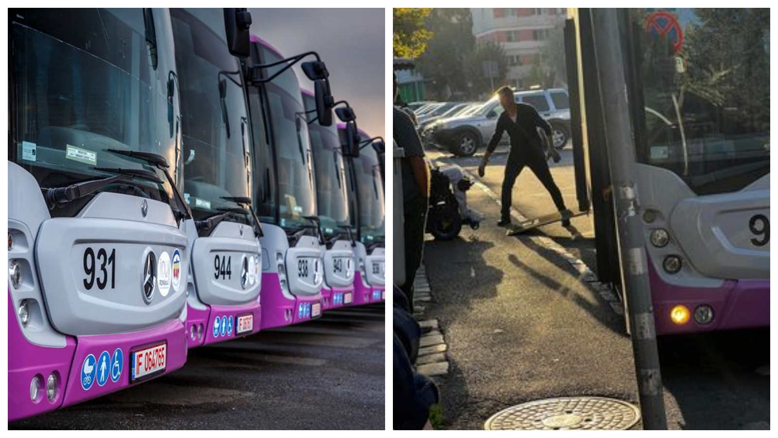 ”Respect pentru oameni ca el!” - Clujul e altfel, iar șoferul autobuzului a sărit să ajute - FOTO