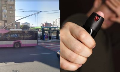 Scene cumplite! Fată de 18 ani, atacată cu spray lacrimogen într-o stație de autobuz din Cluj-Napoca, ziua în amiaza mare