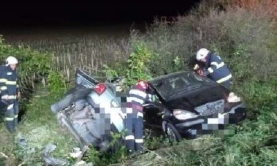 Accident rutier mortal în Satu Mare/Foto: ISU Satu Mare