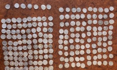 Peste 400 de monede din perioada romană, descoperite în Hunedoara/Foto: Mihai Gabriel Irimie Facebook.com