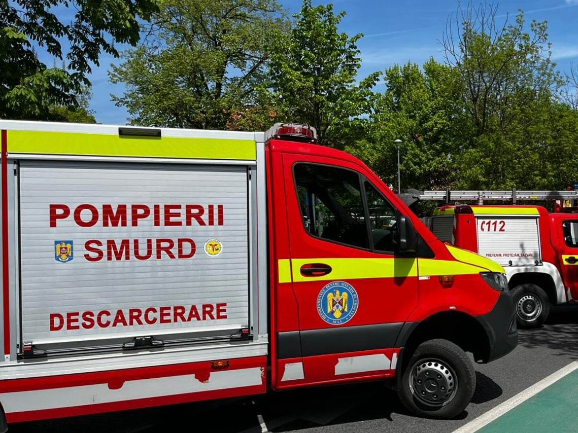 Un tânăr a fost grav rănit în urma unui accident în comuna Jucu, Cluj. A intervenit Descarcerarea - FOTO