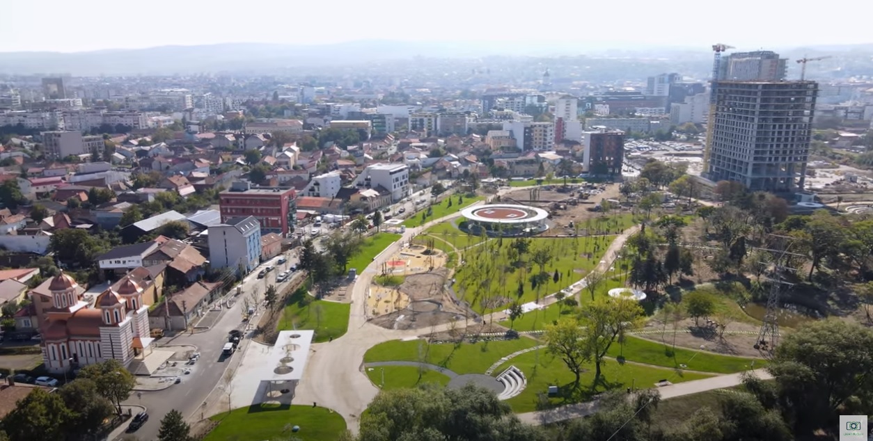 (Video) Parcul Feroviarilor prinde culoare. Modernizarea parcului aproape de finalizare
