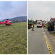 Accident grav cu o victimă încarcerată în Câțcău, Cluj! Un elicopter SMURD s-a deplasat la locul incidentului - VIDEO