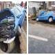 Accident în Mănășturel, Cluj! A scăpat mașina de sub control, șoferul de 19 ani era preocupat de alte activități