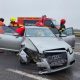 Accident rutier produs pe centura Vâlcele-Apahida/Foto: ISU Cluj