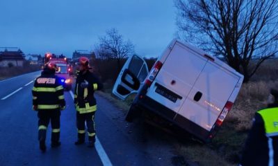 Accident rutier grav la ieșire din Huedin/Foto: ISU Cluj