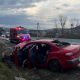 Accident teribil între Feleacu și Vâlcele! O mașină a fost făcută praf, un bărbat a fost transportat la spital cu leziuni grave - FOTO