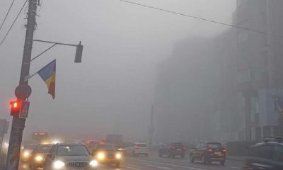 Cod galben de ceață densă, în Cluj/Foto: monitorulcj.ro