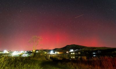 Aurora boreală văzută în data de 5 noiembrie 2023/ Foto: Ștefan Pop-Coț - Facebook