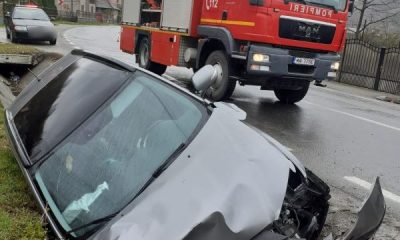 Accident în Poieni, Cluj/ Foto: ISU Cluj