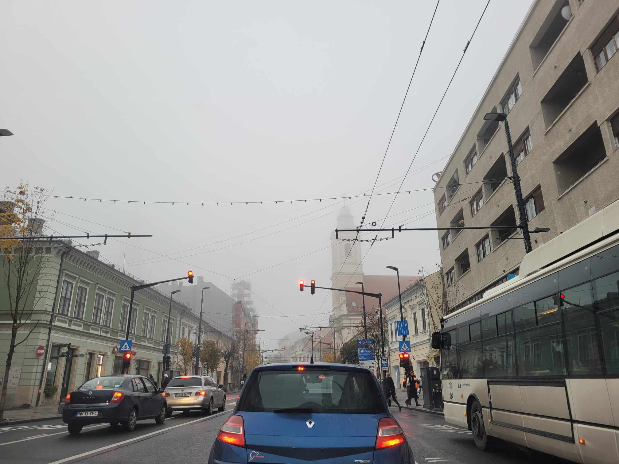 Cod Galben de ceață în Cluj! ANM anunță scăderea vizibilității sub 200 m, izolat sub 50 m
