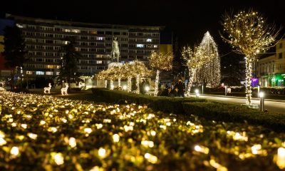 Iluminatul festiv va fi aprins de 1 Decembrie în tot orașul. FOTO: Facebook/ Municipiul Cluj-Napoca