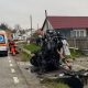 Accident grav în Câțcău, miercuri, 22 noiembrie 2023 / Foto: ISU Cluj