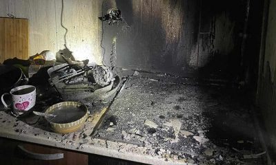 Incendiu la un bloc de locuințe din Cluj-Napoca! Un clujean a uitat mâncarea pe foc și a adormit - FOTO