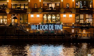 Asociația Daisler anunță aprinderea instalației „MI-E DOR DE TINE” pentru prima dată în Germania, la Köln – Cologne. Instalația este găzduită de celebrul Muzeul al Ciocolatei pe malul Rinului/ Foto: Lights On Romania