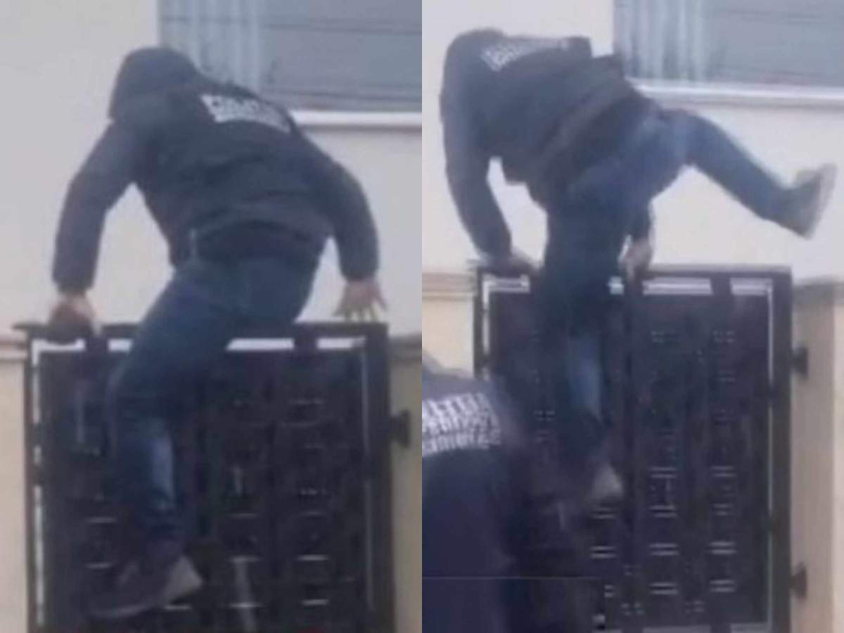Intervenție de mare angajament a Poliției Române la locuința primarului din Baia Mare. Un agent a sărit gardul, deși poarta era deschisă