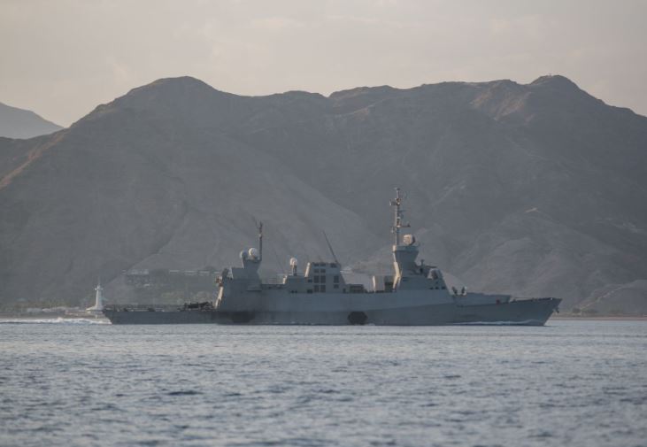 Nave cu rachete în Marea Roșie, desfășurate de Israel/Foto: IDF online twitter