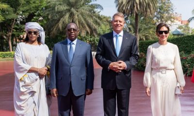 Klaus și Carmen Iohannis, alături de președintele Republicii Senegal, Macky Sall și soția sa, în cadrul turneului din Africa/Foto: Administrația Prezidențială a României Facebook.com