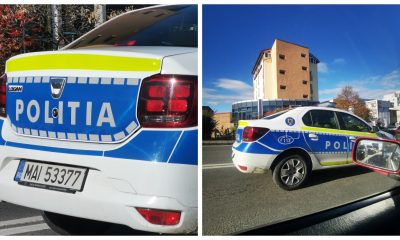 Oare cum a trecut de RAR această mașină de poliție din Cluj? - FOTO
