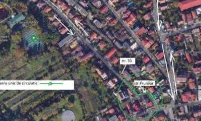 Sens unic instituit pe strada Prunilor, pe strada Mărginașă se va putea circula în dublu sens. Primăria anunță modificări de circulație