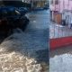 Inundație pe strada General Eremia Grigorescu / Foto 1: Paul Gheorgheci, Foto 2: ISU Cluj